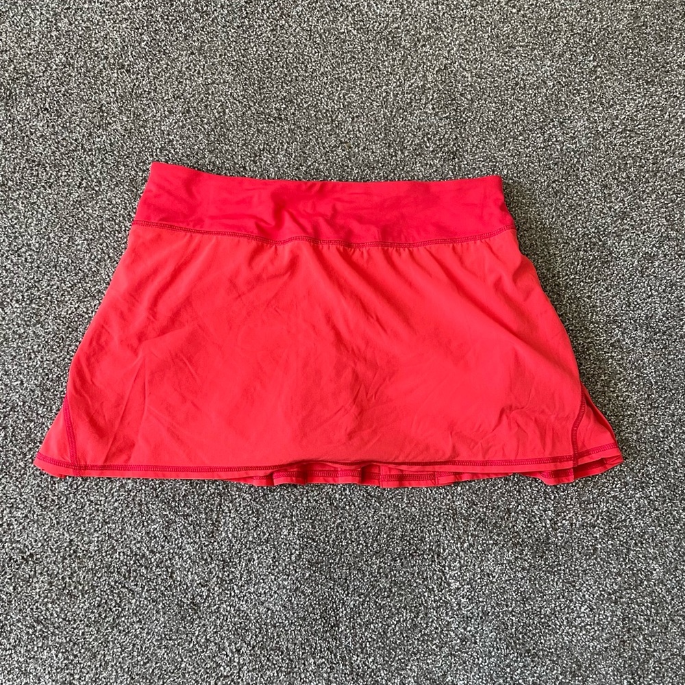 Lululemon Red Tennis Skirt Size 6